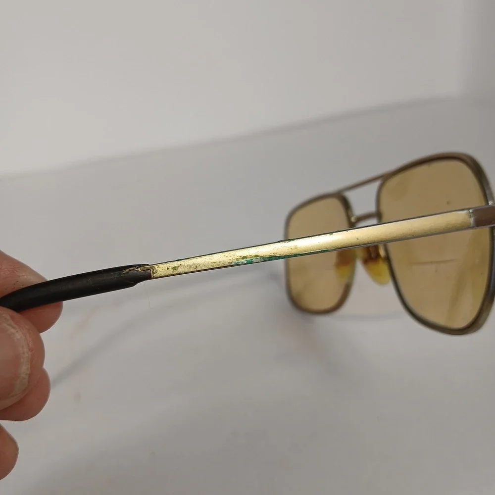 Vintage Charmant Eyeglasses Frames Only 4123 140mm Japan Aviator